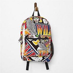 Vintage Traveling Wilburys collage Pop art rock Poster Backpack