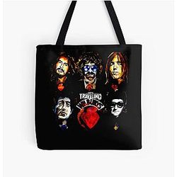 folk rock musician Traveling Wilburys Tote Bag