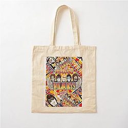 Vintage Traveling Wilburys-inspired collage pop Art rock Poster Cotton Tote Bag