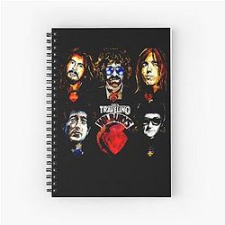 Folk rock musician Traveling Wilburys notebook