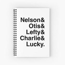 Traveling Wilburys Spiral Notebook