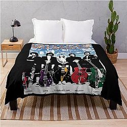 The Wilbury Traveling Band Blanket Throw
