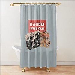 The Traveling Wilburys Handle Care Shower Curtain