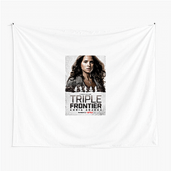 Triple Frontier's crew plans to rob a drug lord Triple Frontier Tapestries