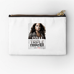 Triple Frontier's crew plans to rob a drug lord Triple Frontier Zipper Pouches