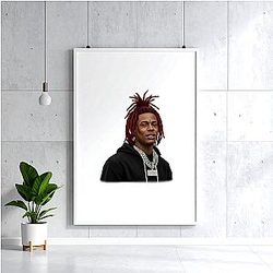 Trippie Redd - Versatile Emo Rap Artist Trippie Redd Posters