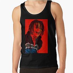 Trippie Redd Tank Tops - big small Red wall Tank Top RB1602