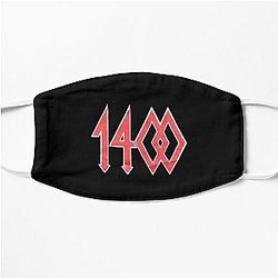 Trippie Redd Máscaras de rosto - Máscara plana logotipo vermelho RB1602
