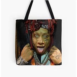 Trippie Redd Bolsas - lengua Redd lenght All Over Print Tote Bag RB1602