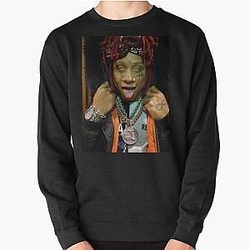 Trippie Redd Sweatshirts - tongue Redd lenght Pullover Sweatshirt RB1602