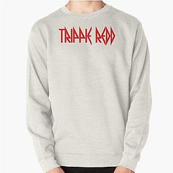 Trippie Redd Sweatshirts - Font Red Pullover Sweatshirt RB1602