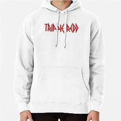 Trippie Redd Hoodies - Font Red Pullover Hoodie RB1602