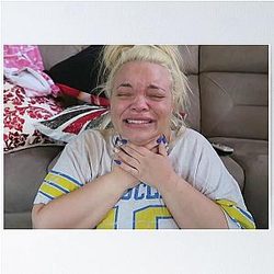 Trisha Paytas Crying Meme Poster