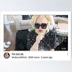 Trisha Paytas "Im Not Ok" Poster