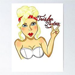 Vintage trisha paytas Poster