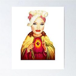 Trisha Paytas Jesus Design Poster
