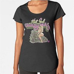 Trisha Paytas Hot Girl Christmas Premium Scoop T-Shirt