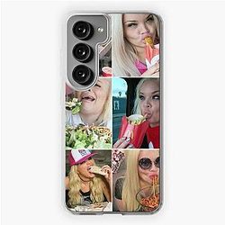Trisha Paytas Eating Show Mukbang Queen Of Youtube Samsung Galaxy Soft Case