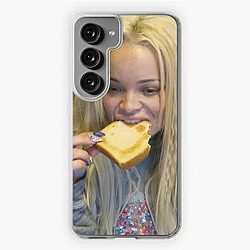 Trisha Paytas Eating Toast Samsung Galaxy Soft Case