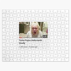 Trisha Paytas Understands Gravity Cursed Meme Jigsaw Puzzle