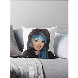 Trisha Paytas emo Throw Pillow