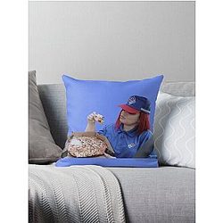 Trisha Paytas eating Throw Pillow