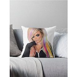 Trisha Paytas emo Throw Pillow
