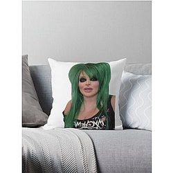Trisha Paytas emo Throw Pillow