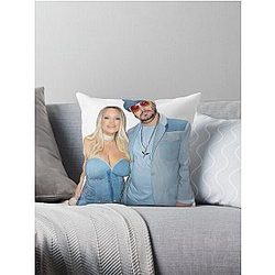 Frenemies - Trisha Paytas & Ethan Klein Throw Pillow