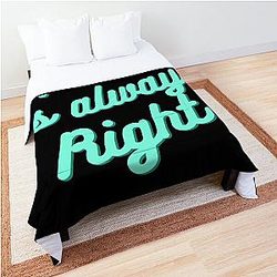 Trisha Paytas is always right retro graphic design Comforter
