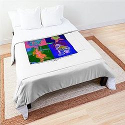 trisha paytas pop art karl marx quote  Comforter