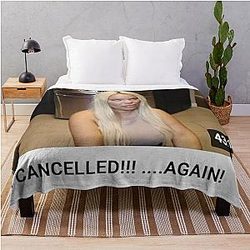 trisha paytas tapestry Throw Blanket
