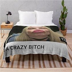 trisha paytas tapestry Throw Blanket