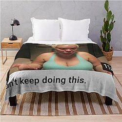 trisha paytas tapestry Throw Blanket