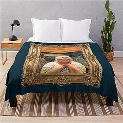 The Scream. Now starring Trisha Paytas Throw Blanket