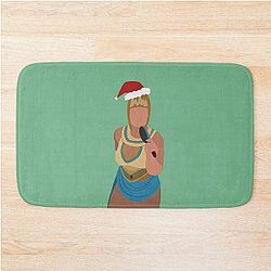 christmas  trisha paytas king tut Bath Mat