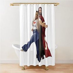 Trisha Paytas I Love You Moses Shower Curtain