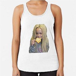 Trisha Paytas Eating Toast Racerback Tank Top