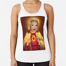 Trisha Paytas Jesus  Racerback Tank Top
