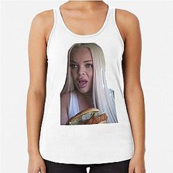 Trisha Paytas "Huh What?" Racerback Tank Top