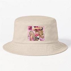 Trisha Paytas Pink y2k Design Bucket Hat