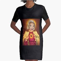 Trisha Paytas Jesus    	 Graphic T-Shirt Dress