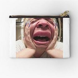 trisha paytas meme Zipper Pouch