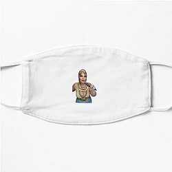 trisha paytas egyptian king tut tiktok buried with a donkey Flat Mask