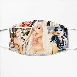 2020 Trisha Paytas Sexy Eating Show Mukbang Youtube Queen Flat Mask