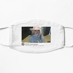Trisha Paytas "anxiety + runny diarrhea" Flat Mask