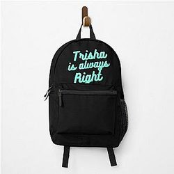 Trisha Paytas is always right retro graphic design Backpack