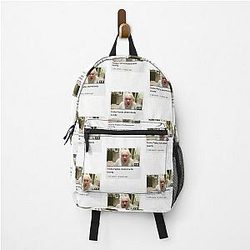 Trisha Paytas Understands Gravity Cursed Meme Backpack