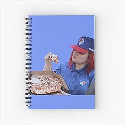 Trisha Paytas eating Spiral Notebook