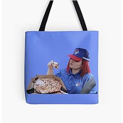 Trisha Paytas eating All Over Print Tote Bag
